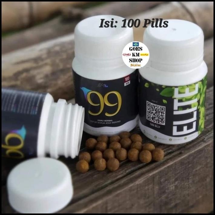 Elite Jamu Elite 99 Isi 100 Pills Merpati 99 Herbal Jamu Stamina Power Burung Lomba Giring