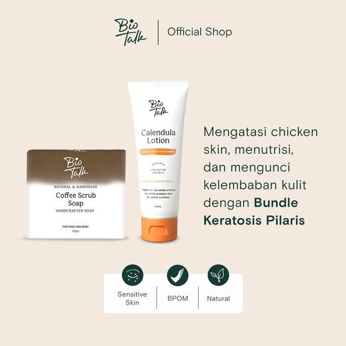 

READY BIOTALK BUNDLE KERATOSIS PILARIS - CHICKEN SKIN | MENGATASI KERATOSIS PILARIS KULIT AYAM