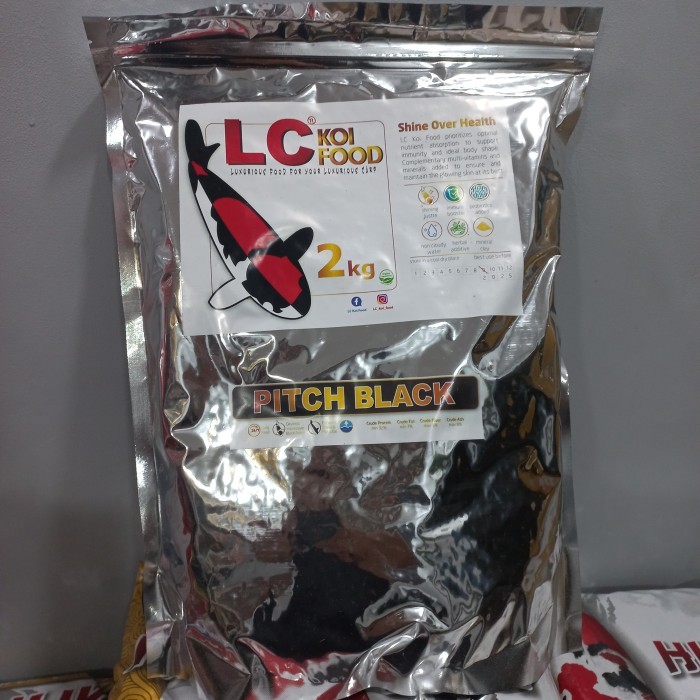 Lc Koi Food Premium Pitch Black 2Kg Floating Type