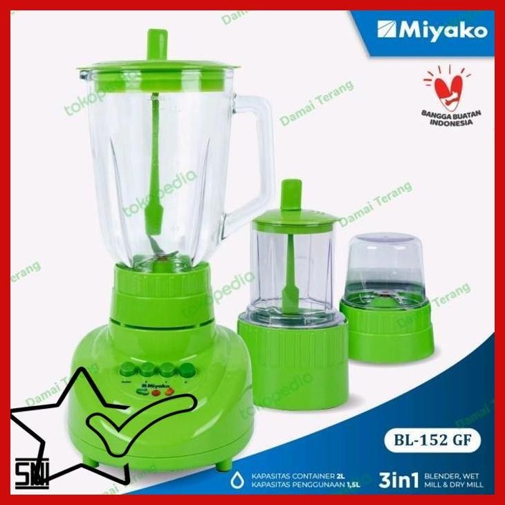 [DMT] MIYAKO BL 152 GF BLENDER JUICE WET DRY MILL BUMBU