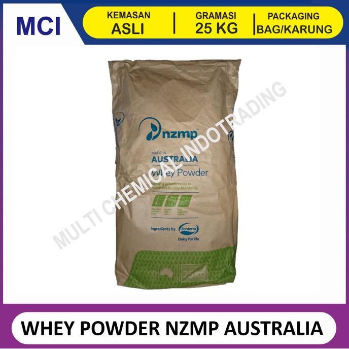 Baru WHEY POWDER NZMP AUSTRALIA SUSU BUBUK PROTEIN - 1 BAG 25 KG