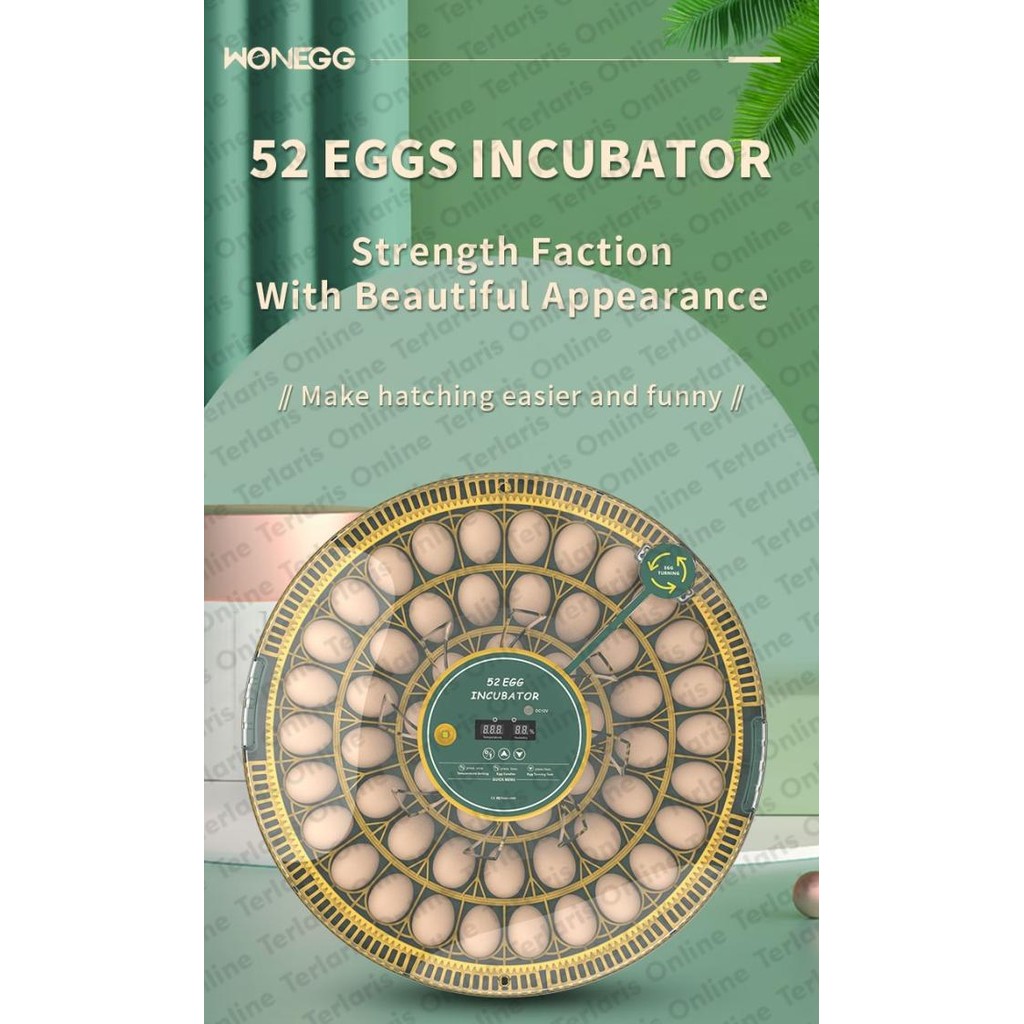 

READY MESIN TETAS TELUR OTOMATIS HHD S52H FULL OTOMATIS MODEL TERBARU KAPASITAS 52 TELUR AYAM