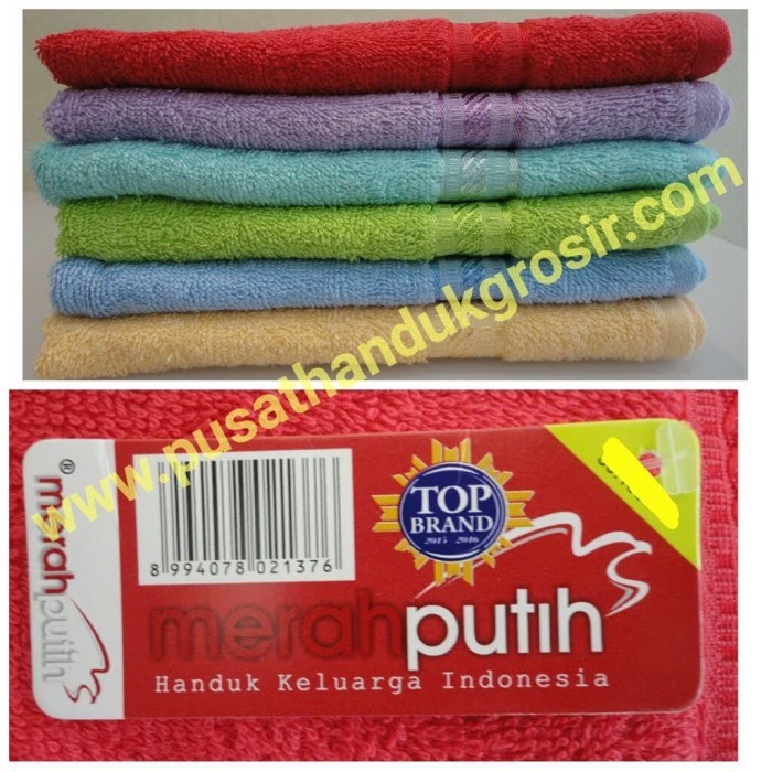 PROMO TERBARU HANDUK MERAH PUTIH 60X120CM SKR4