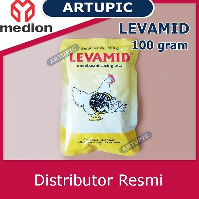 

READY LEVAMID 100 GRAM PEMBASMI CACING PITA GILIK AYAM UNGGAS BURUNG