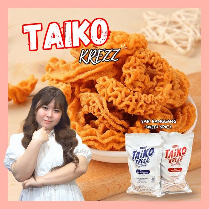

KOMPLIT COD Taiko Krezz 500g/1000g Keripik Gurita Octopus Roasted Snack camilan/makanan kembung/