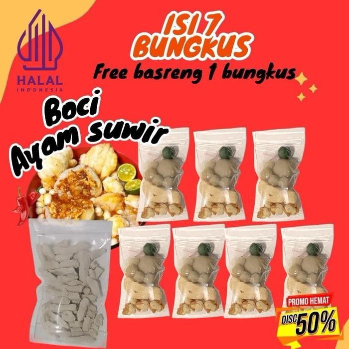 

PROMO SPECIAL baso aci ayam suir pedas isi 7 bungkus by bociseuhah Cuanki Makanan Instan