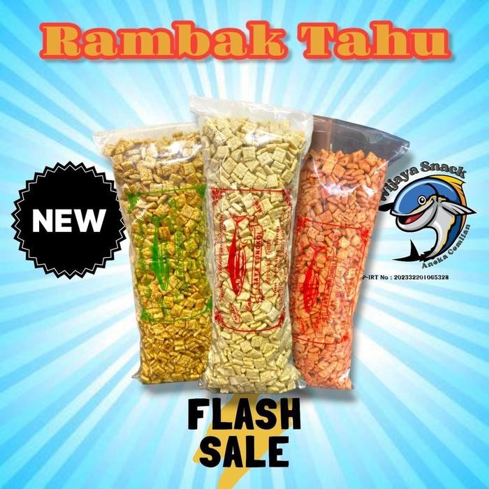 

PROMO SPECIAL (1 BALL) KRUPUK RAMBAK TAHU KOTAK VIRAL Cemilan gurih pedas Food Snack Camilan Keripik