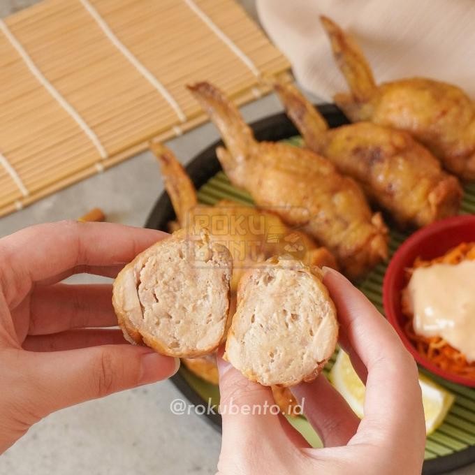 

READY TEBA SAYAP AYAM ALA JEPANG ROKU BENTO BSD ISI 10 PCS PREMIUM