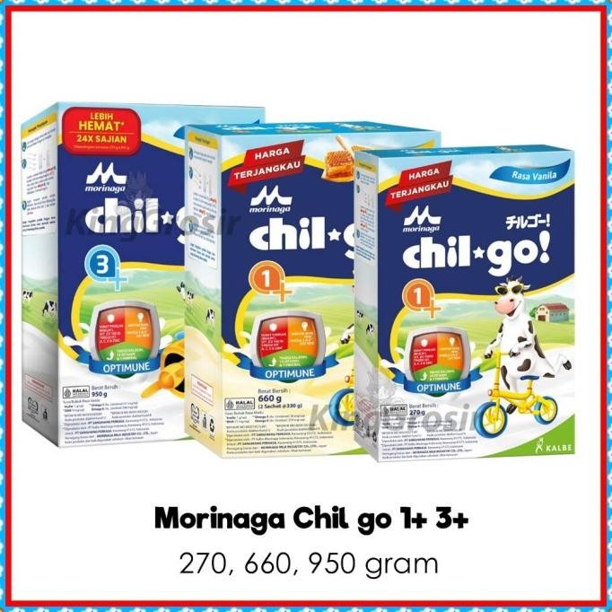 Baru Morinaga Chil Go Powder 1+ 3+ Chilgo 700 Gr Susu Chil-go