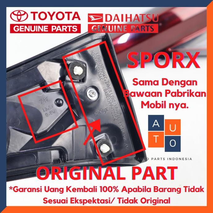 Lampu Reflektor Bagasi Avanza 2022/ Reflektor Bagasi Xenia 2022 Ori Berkualitas