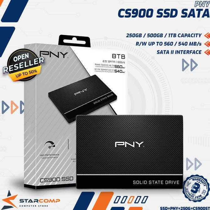 CO PNY CS900 250GB / 500GB / 1TB  SSD Internal SATA III 2.5" CS 900