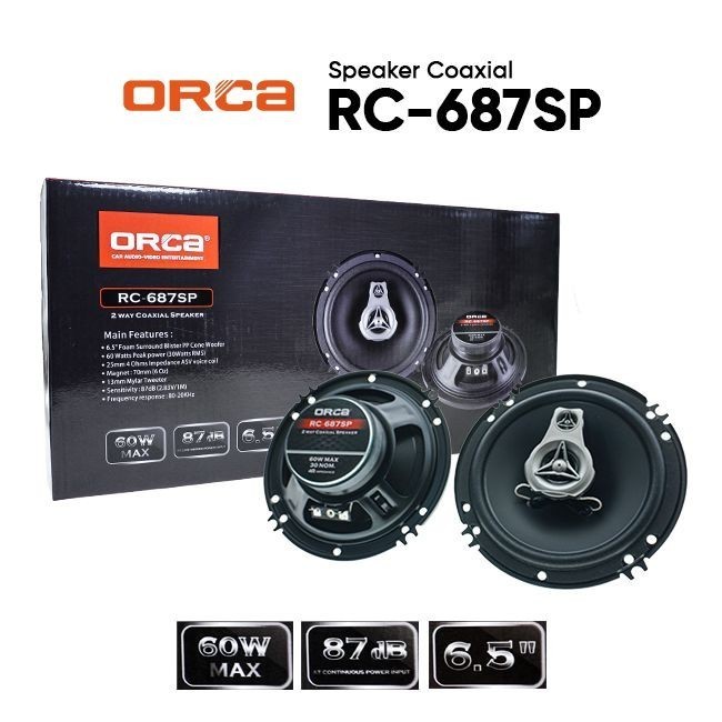 Speaker Orca Rc 687 6 Inch/ Speaker Orca 6.5 Inch