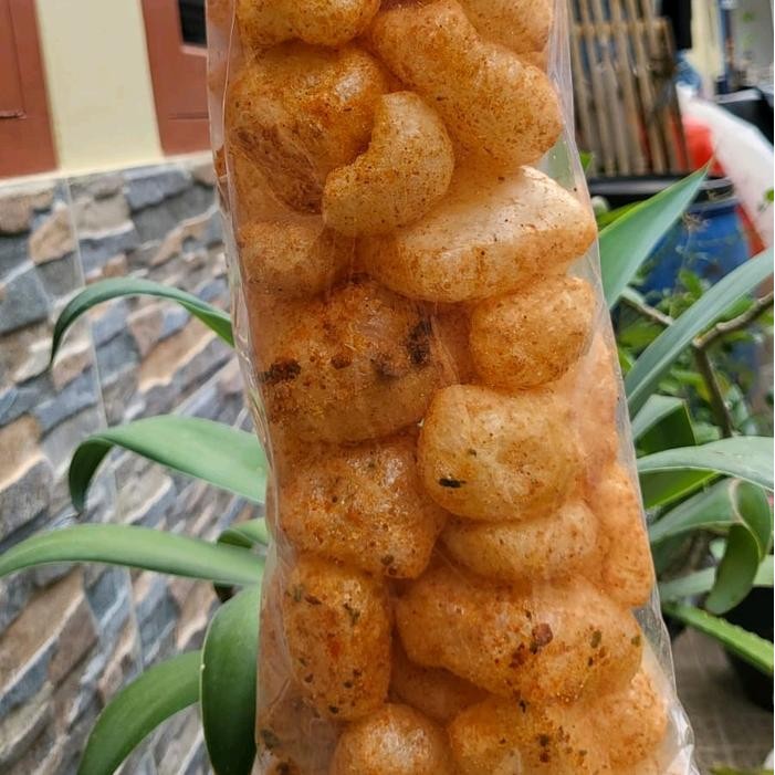 

BERGARANSI Kerupuk Kulit Sapi Asli Pedas Makanan Snack