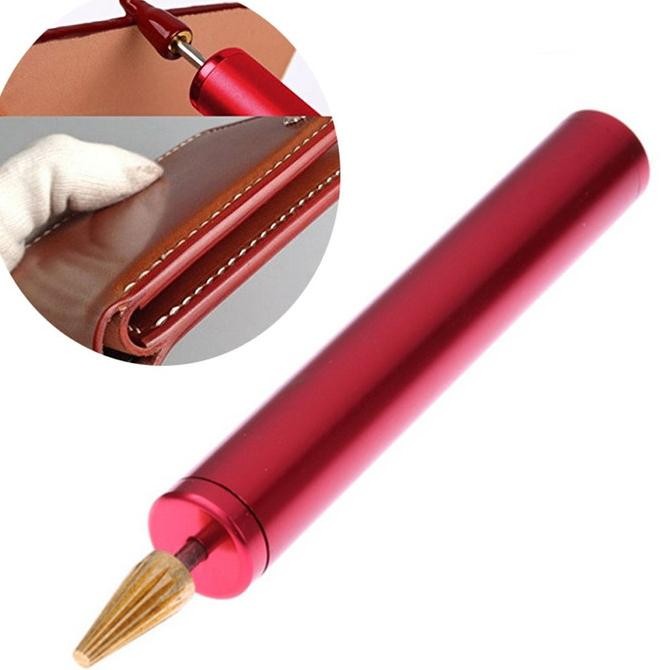 

CO Leather tools Edge dyeing pen Roller dengan Ujung Brass kuningan