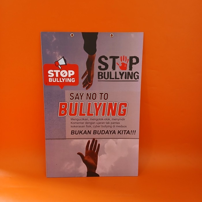 

I_S Hard Poster A3 Stop Bullying - Hard Poster Kekerasan Anak - Poster Sekolah