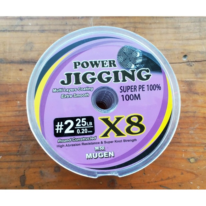 Senar PE Mugen Power Jging PE2 X8 / Senar PE 2 / senar pancing