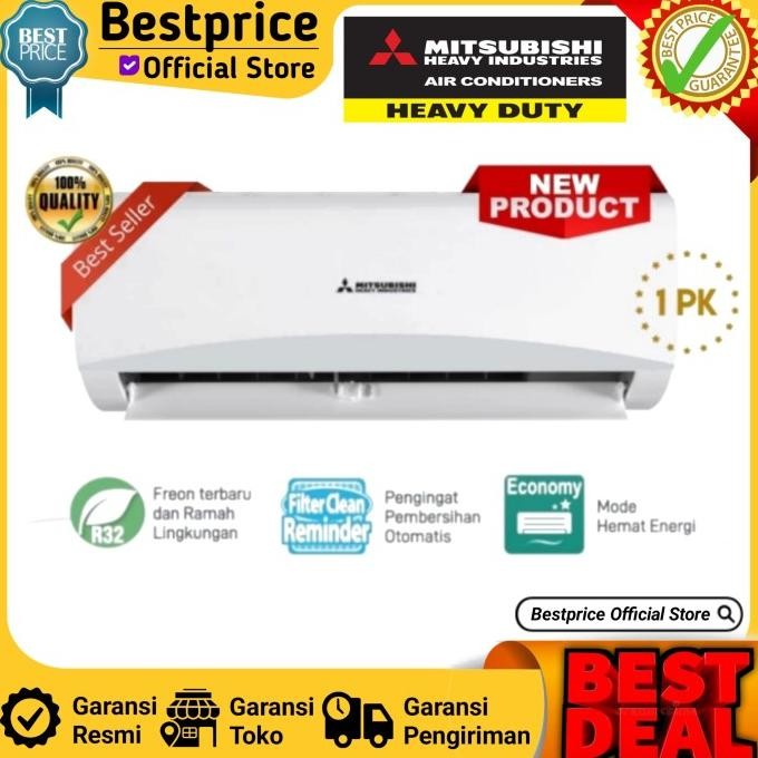 Murah Ac Mitsubishi 1 Pk Low Watt Srk-09Cxp Srk 09Cxp Heavy Duty Low Watt