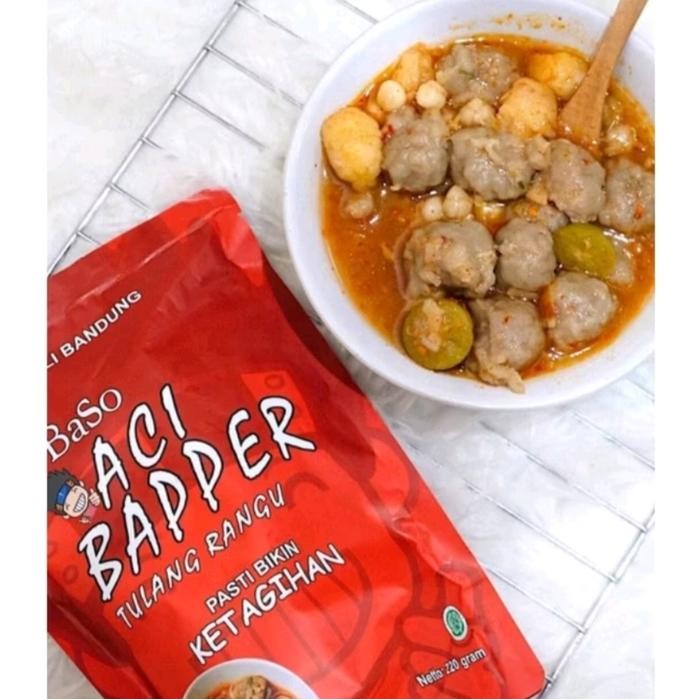 

TERLENGKAP Baso Aci Tulang Rangu Bapper Food Pedas Instan