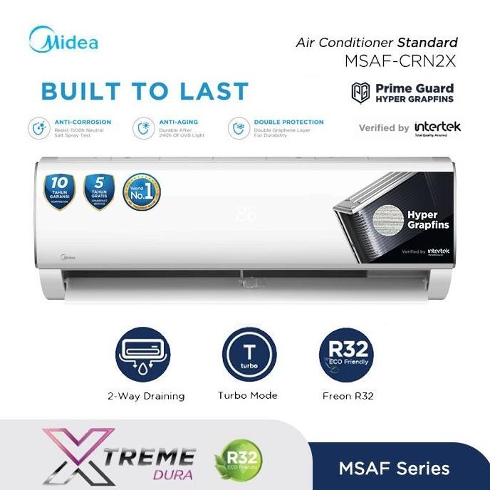 Promo Ac Midea Msaf05Crn2X / Ac Midea 0.5Pk Msaf 05Crn2X / Ac Midea 1/2Pk / Ac Midea Msaf 05Crn2X / 