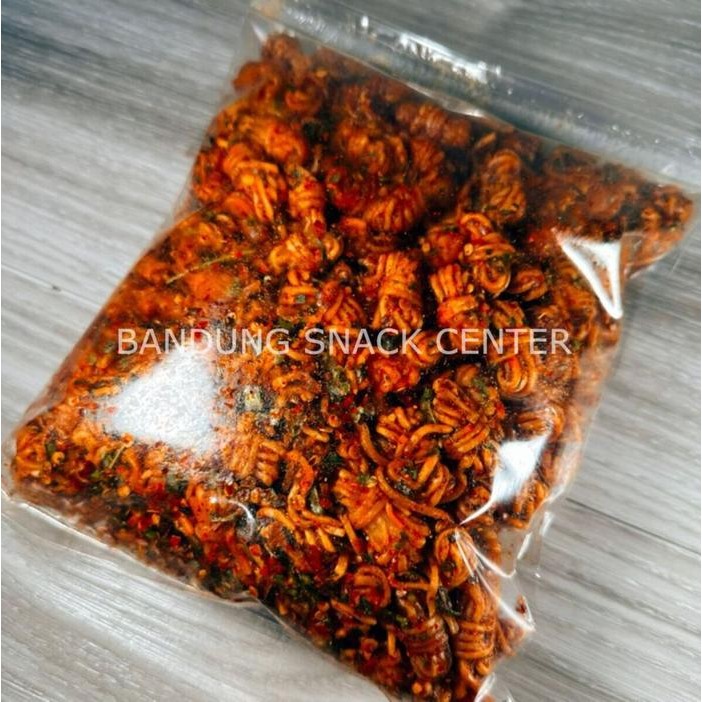 

NEW MIE GULUNG KRIUK PEDAS CIKRUH DAUN JERUK Asin Food Snacks Makanan Cemilan