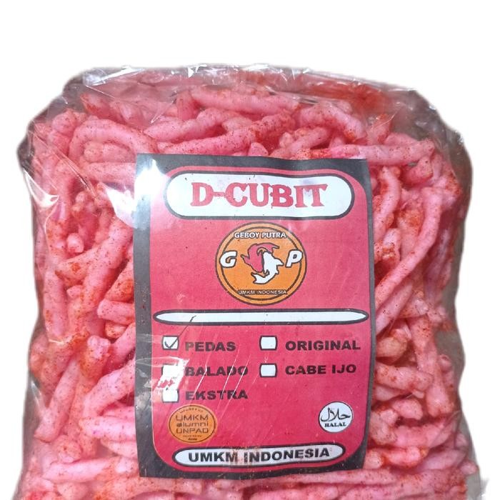 

TERJAMIN Kerupuk Cubit Cubitan 250Grm Keripik Gurilem Pedas Snack Food Cemilan Crispy Goreng