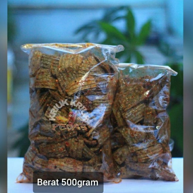 

STOK TERBATAS (0_0) makanan pedas Seblak kering kerupuk jengkol pedas 500gr ("_")