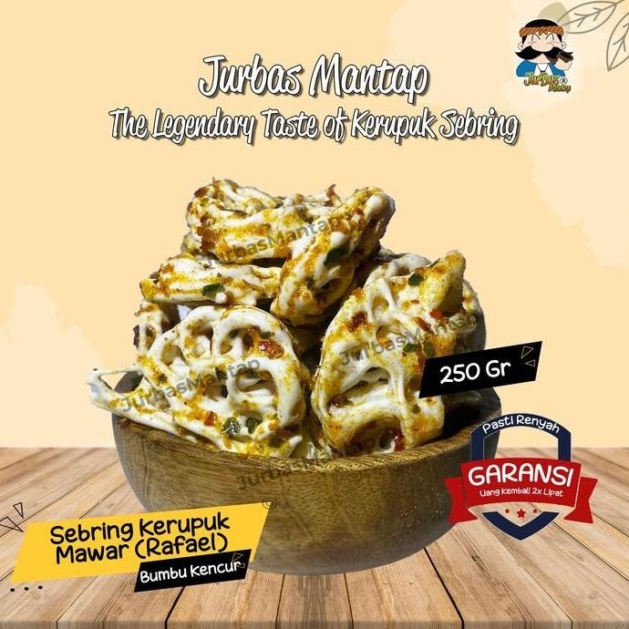 

BOOM SALE Sebring kerupuk mawar (sebring rafael ) 250 gram Kering Pedas Food Snacks Cemilan Krupuk