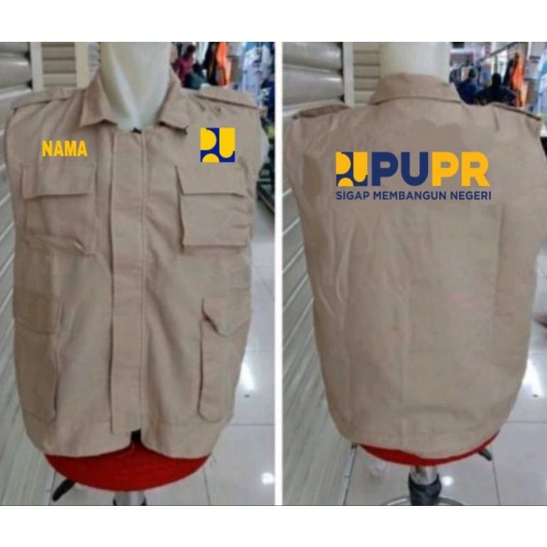 Rompi Pu Rompi Pupr Rompi Pekerjaan Umum Rompi Dinas Pekerjaan Umum Rompi Kerja Pupr Rompi Dinas Pup