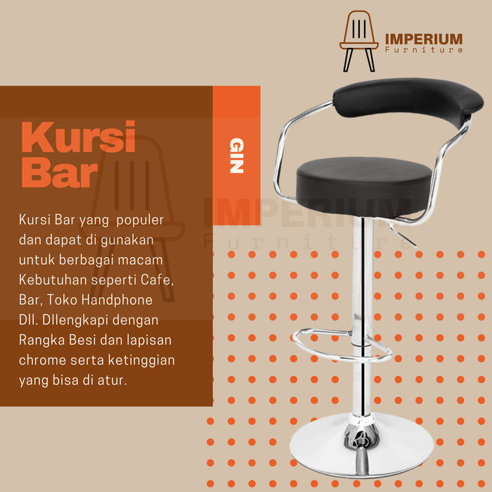 Kursi Bar / Barstoll / Kursi Cafe Tinggi / Kursi Konter HP