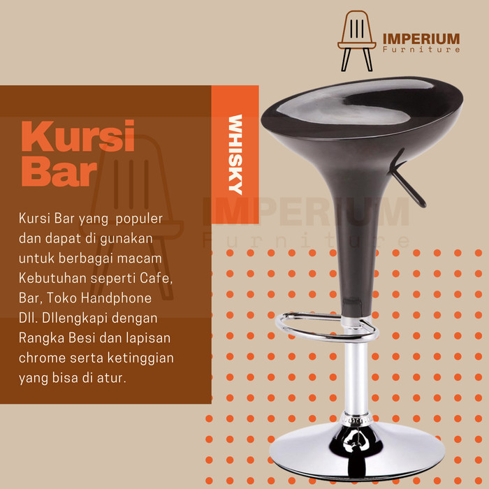 Kursi Bar / Kursi Cafe / Barstool / Kursi Bar Tinggi / Kursi Konter HP
