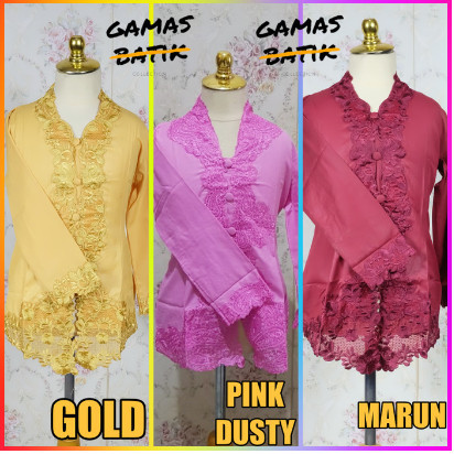 Kebaya Anak Perempuan Encim Putih