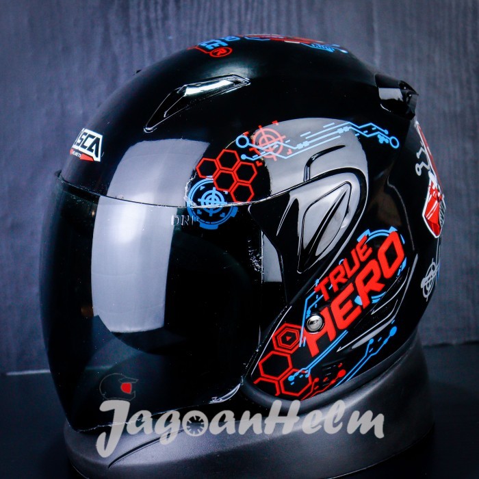 ASCA HELM ANAK CARTOON ROBO FORCE #1 MODEL GM FIGHTER KIDS