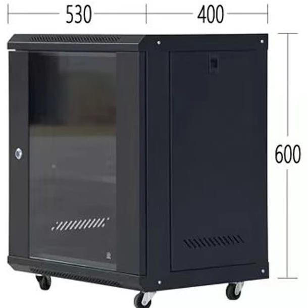 CO Rack Server 12U Wallmount Cabinet - Rak Lemari Server 12 U CLOSE RAK