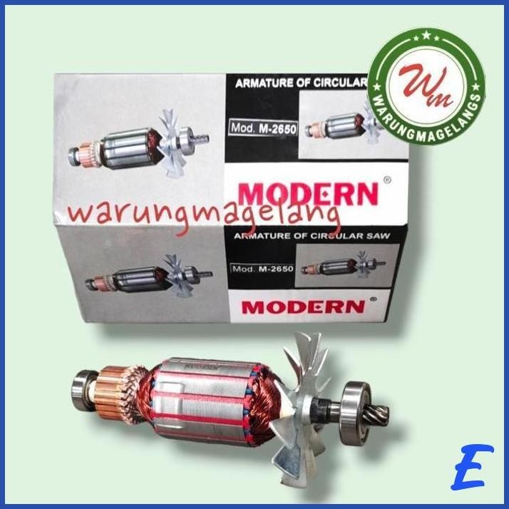 | WUN | ARMATURE ANGKER MODERN M2650 M 2650 MESIN CIRCULAR SAW M-2650 SERKEL
