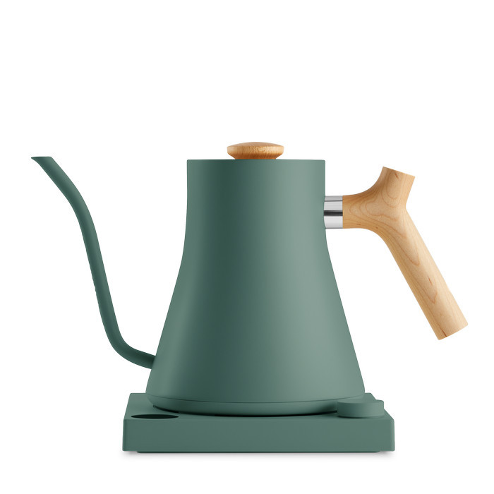 Stagg EKG Smoke Green and Maple Electric Kettle