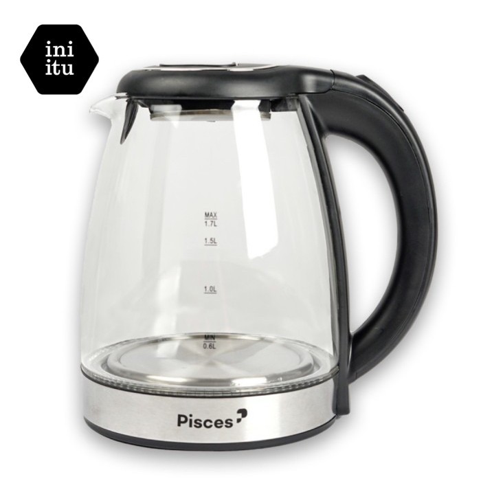 [ Pisces ] Ketel / Kettel / Teko Listrik PK-171 GS Low Watt 1.7 Liter