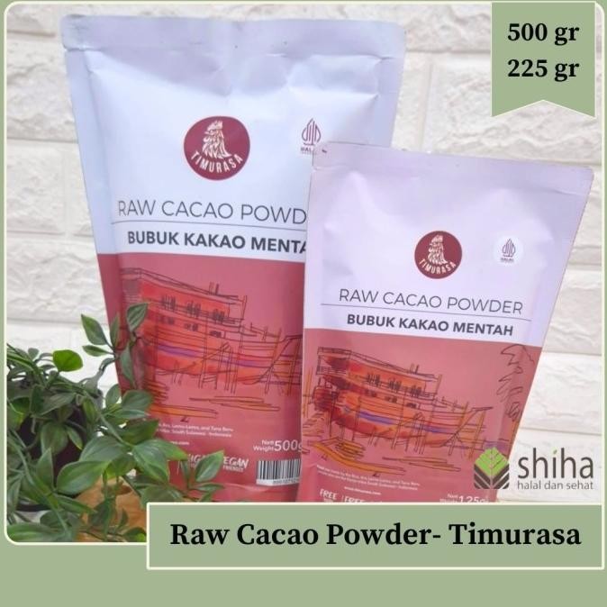 

RAW CACAO POWDER TIMURASA KAKAO MENTAH BUBUK 500GR