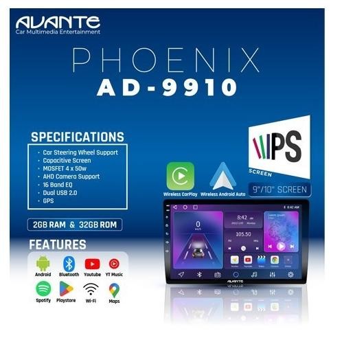 Diskon Android Head Unit 10" Inch Avante Phoenix Ram 2/32 Gb By Pioneer