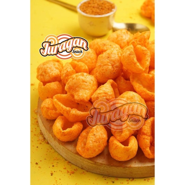 

HEMAT Kerupuk Kerang Keong Pedas Daun Jueruk 400 Gram Snack Kiloan Makanan
