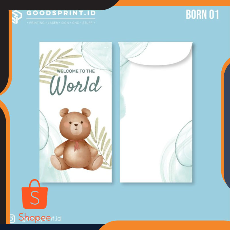 

Promo Angpao Amplop Baby Newborn Amplop Kelahiran Bayi Angpau Lahiran Gitf - BORN 01 6 PCS Elegan