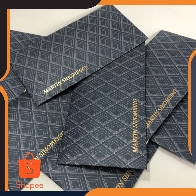 

Promo Angpao Embos Foil / Amplop Custom Embos Gold Foil Angpau Premium - gold Elegan