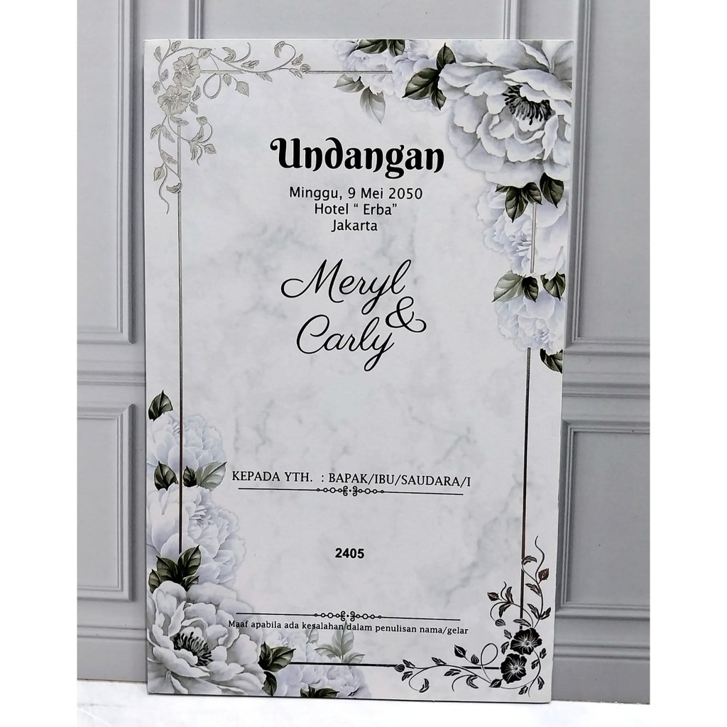 Blangko Undangan Erba Kosong 2405