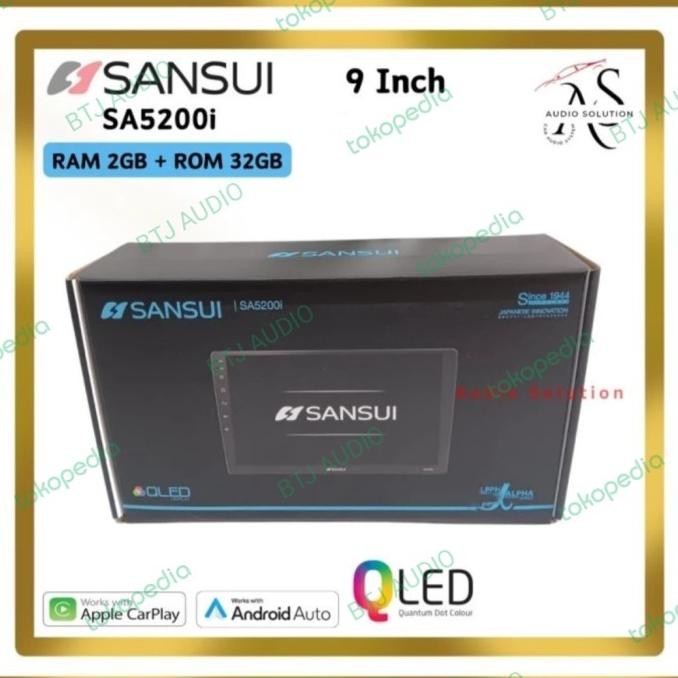 Miliki Head Unit Tape Tv Mobil Android Sansui Ram 2Gb Layar 9"(Garansi Resmi)