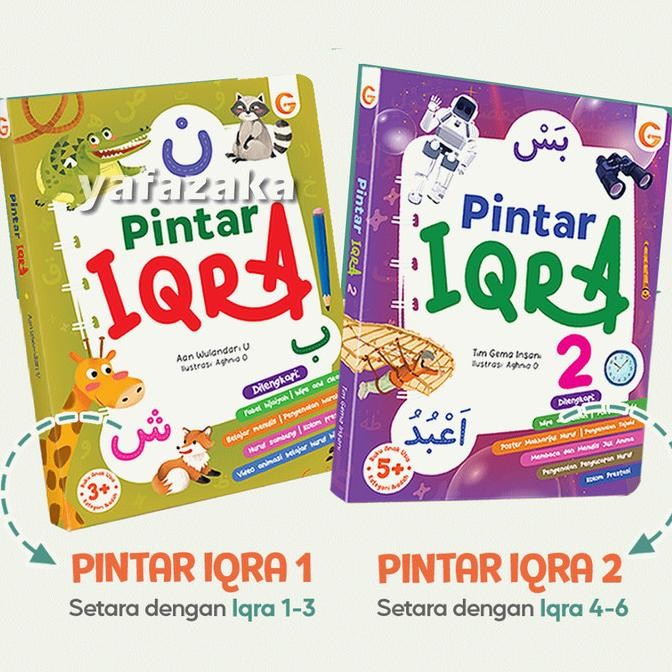 Ready Boardbook Pintar Iqra - Buku Board Book Hijaiyah Anak Balita TK Islami