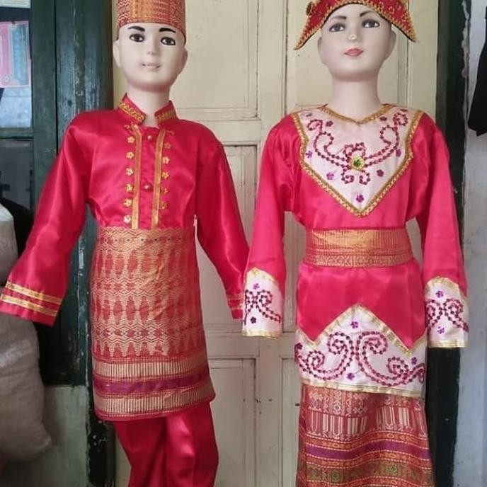 Ready pakaian adat palembang anak TK - SD / baju pakaian adat palembang