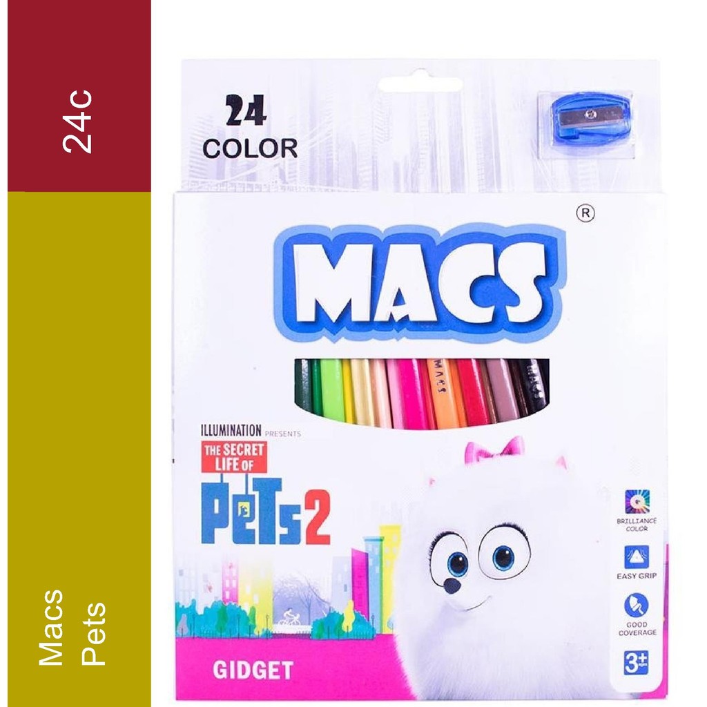 

Pencil Colour / Pensil Warna Macs 24S Pets Macs Pets 2 24 Color Macs Pets 24 Premium