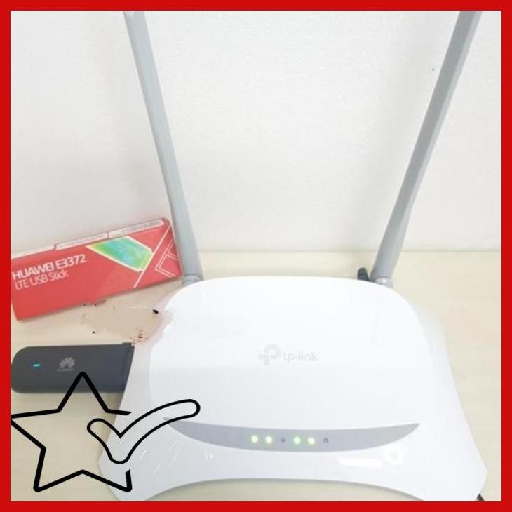 [ORS] PAKET ROUTER TP-LINK MR3420 + MODEM 4G HUAWEI E3372