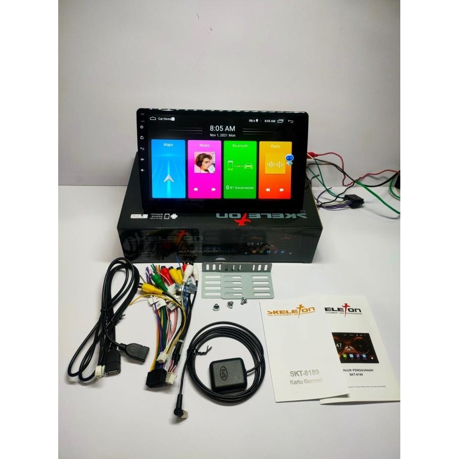 Diskon Head Unit Android 10 Inch Skeleton 8189 Mirrorlink Voice Command