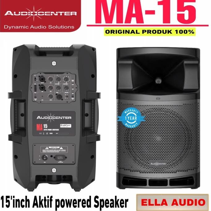 Audiocenter Ma15- Full Range15" Inch Speaker Active New Stok
