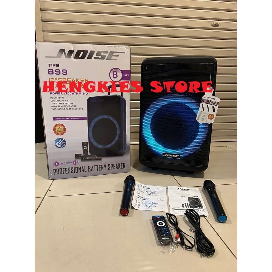 Speaker Portable 12 Inch Noise 899B New 899 B New New Stok